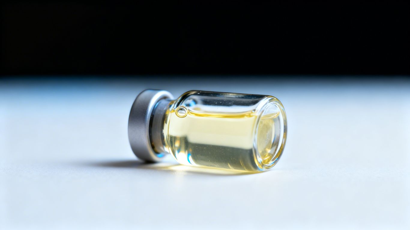 SR9009 vial with clear liquid