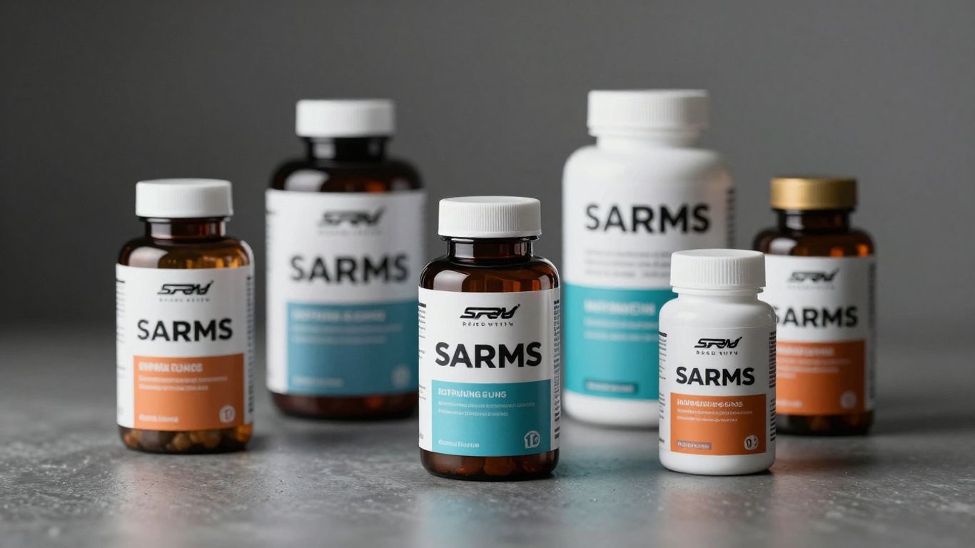 Top SARMs brands packaging for optimal fitness results.